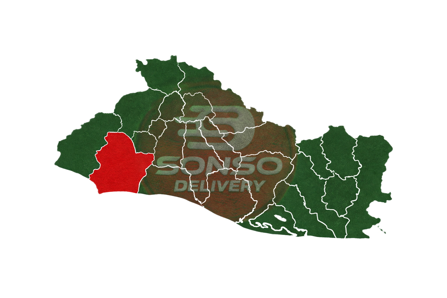 Mapa de cobertura Sonsonate